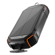 Cygnett solar power bank 20000mahwith solar panel on a white background